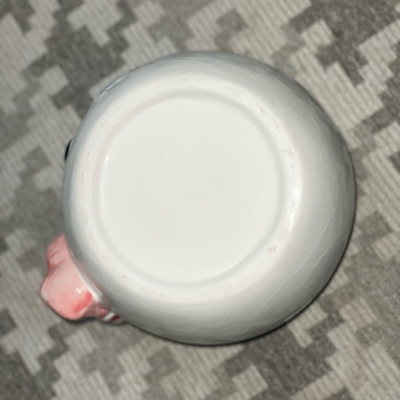 Vintage, handmade, hand painted snowman cookie jar. Dimensions are ~11”H/ ~7”W - Picture 5 of 6